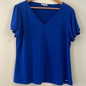 Calvin Klein blouse - XL - royal blue